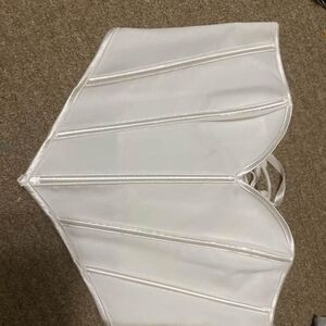 White Structured Corset Top